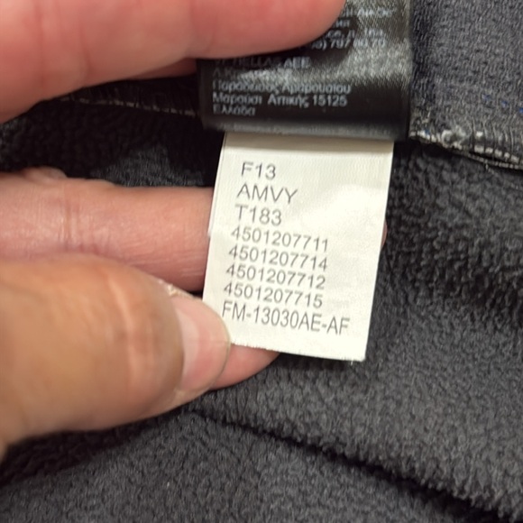 (P1) The North Face men's jacket in grey, with fleece lining, size M - Picture 15 of 16